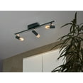 thumbnail image 3 of Tomares - 3-Light LED Fixed Track Flush/Wall Mount with Adjustable Shades - Black and Brass Finish - Black and Brass Shades, 3 of 4