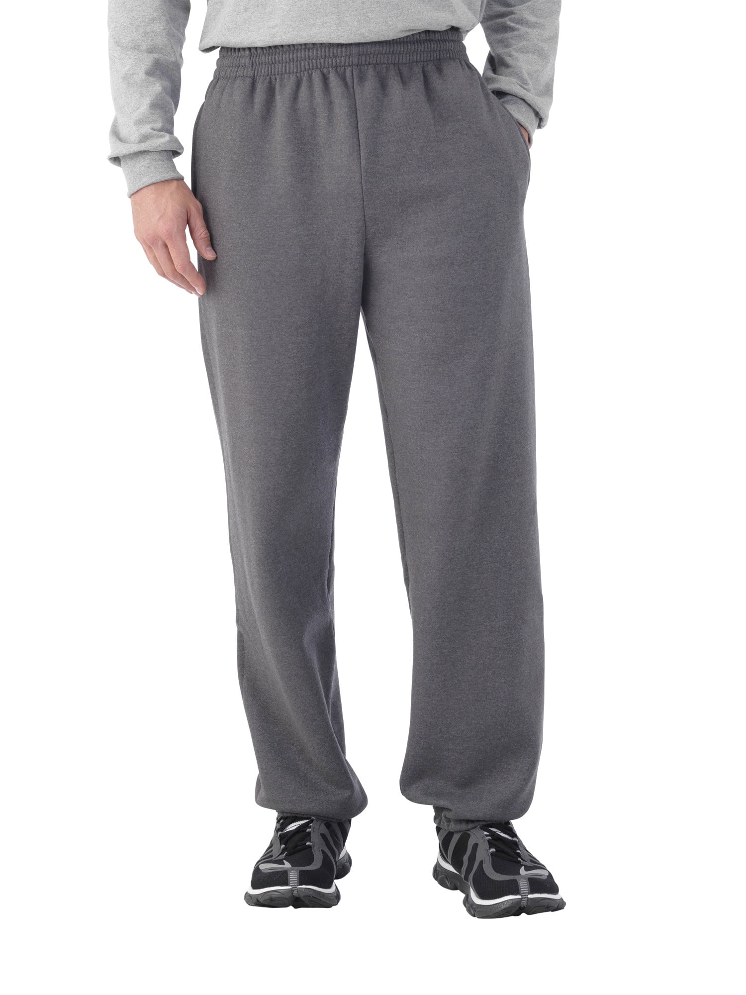 Fruit of the Loom - Men's Dual Defense Elastic Bottom Sweatpants - Walmart.com - Walmart.com