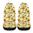 thumbnail image 5 of XYZCANDO Sunflower Butterfly Print Car Front Seat Covers for Woman Soft Auto Seat Cover Waterproof Comfortable, for Truck SUV Van, 5 of 10