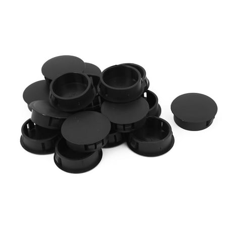 UPC 604267000003 product image for SKT-30 Nylon 1.2 Inch Dia Snap in Type Locking Hole Button Cover 18 Pcs | upcitemdb.com