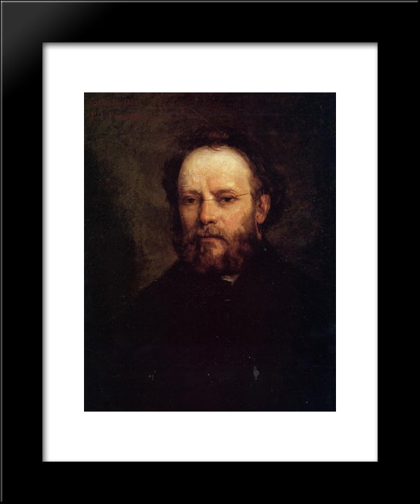 Portrait of Pierre Joseph Proudhon 20x24 Framed Art Print by Gustave
