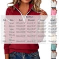 thumbnail image 4 of Atkumj Womens Lightweight Sweaters Stylish Half Zip Stand Collar Pullover Sweaters Casual Solid Color Long Sleeve Knitted Sweaters for Women M, 4 of 9
