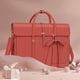 thumbnail image 5 of Bolsa para portátil MOSISO de piel sintética de 15 a 15,6 pulgadas para mujer, color coral, 5 of 7