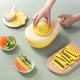 thumbnail image 5 of Cortador, picador y rallador multifuncional de verduras, patatas y patatas. Utensilio de cocina 3 en 1, plegable, con estructura metálica de 2 niveles. Ideal para dormitorios y cocinas., 5 of 7