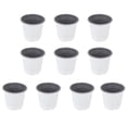 thumbnail image 1 of 10pcs Plants Nursery Pots Plastic Gardening Pots Outdoor Planting Containers, 1 of 9