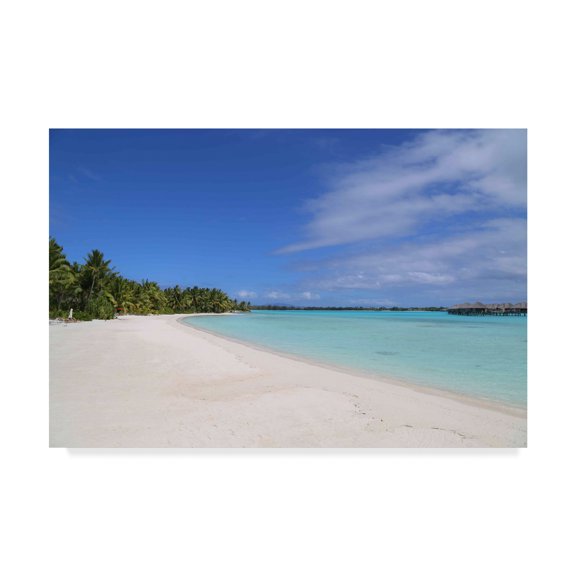Trademark Fine Art 'Bora Bora Beach' Canvas Art by American School