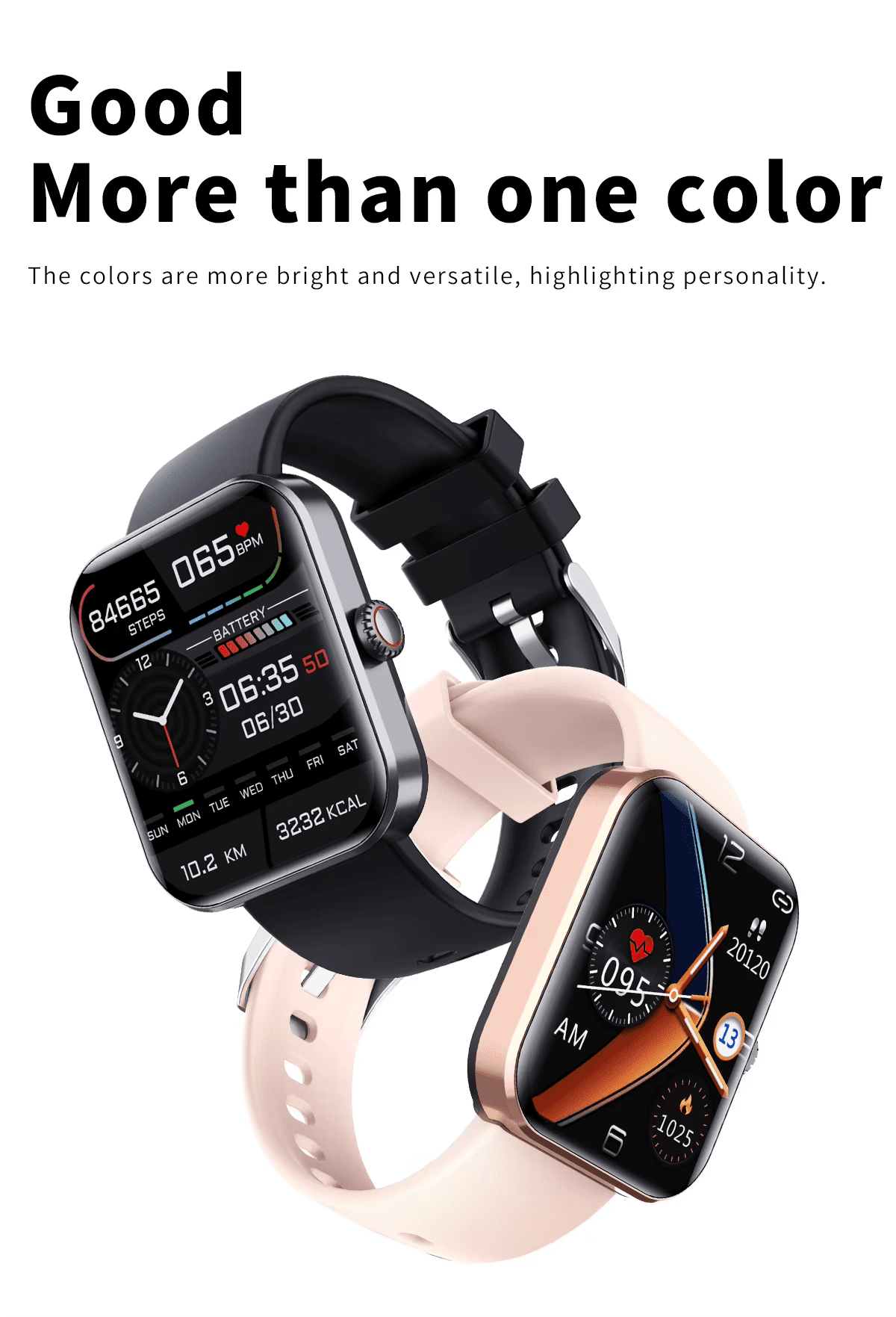 Laatikui Smart watch 1.91 Touch Screen Waterproof Sports Watch f57L