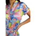 thumbnail image 4 of Maxi vestido de satín Roman Fashion Juvenil 3167 Azul G, 4 of 6