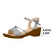 thumbnail image 4 of Sandalias de cuña con punta abierta y hebilla de verano Sandalias de plataforma para mujer Wmkox8yii  ytu9582, 4 of 9