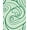 Green, Pattern 3, variant on ODIKA 6'x9' Machine Washable Non-Slip Area Rug, Elegant Jade Swirl Symphony High Traffic Rug, Green, 517509