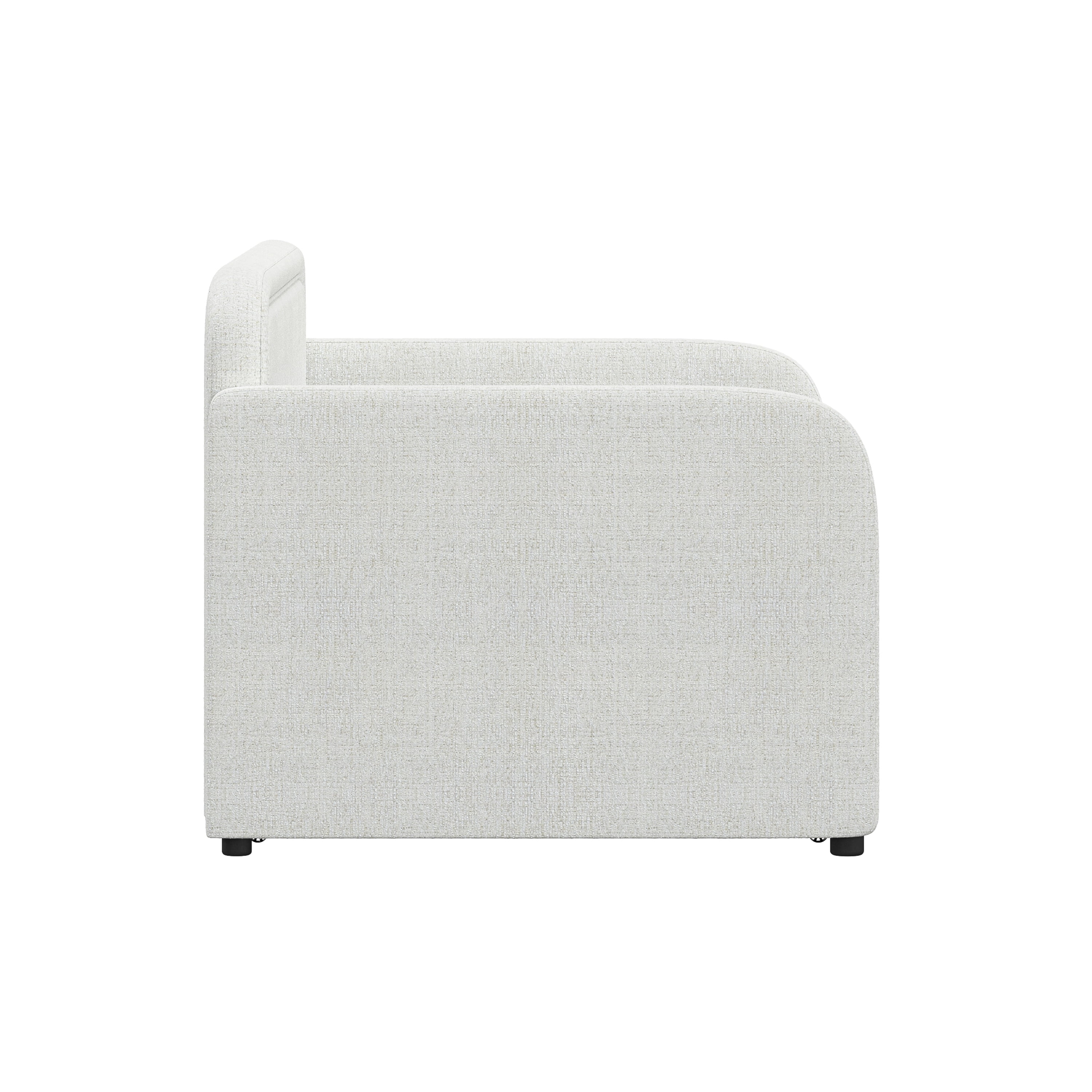 Better Homes & Gardens Juliet Twin Boucle Daybed with Trundle, Ivory