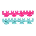 thumbnail image 1 of Estante de secado por succión para brochas de maquillaje, soporte de succión para secado de brochas de almacenamiento, rosa, rojo y azul, 1 of 8