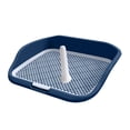 thumbnail image 2 of Bvdfgk Mesh Dog Training Toilet Dog Potty Tray Anti Splashing Pee Training Tray for Pee Blue, 2 of 9