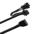 thumbnail image 3 of (12V 4PIN) El Cable Adaptador Control Sincronización La Placa Base Controlar Luz/radiadores Admite Placas Base Gigabyte/MSI/ASUS RGB (12V 4PIN), 3 of 7
