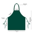 thumbnail image 2 of Cotton Homes Bib Aprons 12 Pack with Free 8 Pack Washcloths - 28x32 Inch- Green- Commercial Grade Superior MJ Spun Polyester Fabric., 2 of 7