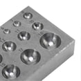 thumbnail image 4 of Steel Dapping Block High Hardness Steel Fine Polishing Smoother Burr Free Jewelry Making Tool for DIY Jewelry, 4 of 4