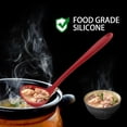 thumbnail image 4 of Unique Bargains 11.6" Soup Ladle Spoon Utensil Cooking Silicone Red, 4 of 7