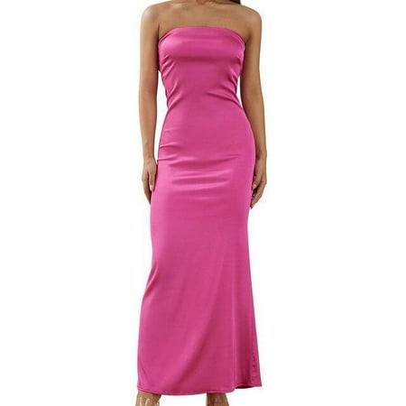 YCNYCCHY Summer Bodycon Long Dresses for Women 2023 Backless Off Shoulder Wedding Formal Chic and Elegant Luxury Evening Party Dress