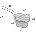 thumbnail image 2 of 16X Mini Fry Baskets, Mesh Wire French Fries Chip Basket Net, Food Presentation Baskets French Fry Holder for Kitchen D, 2 of 7