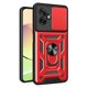thumbnail image 1 of For Motorola Moto G55 5G Case with Slide Camera Lid PC+TPU Kickstand Phone Cover - Green, 1 of 5