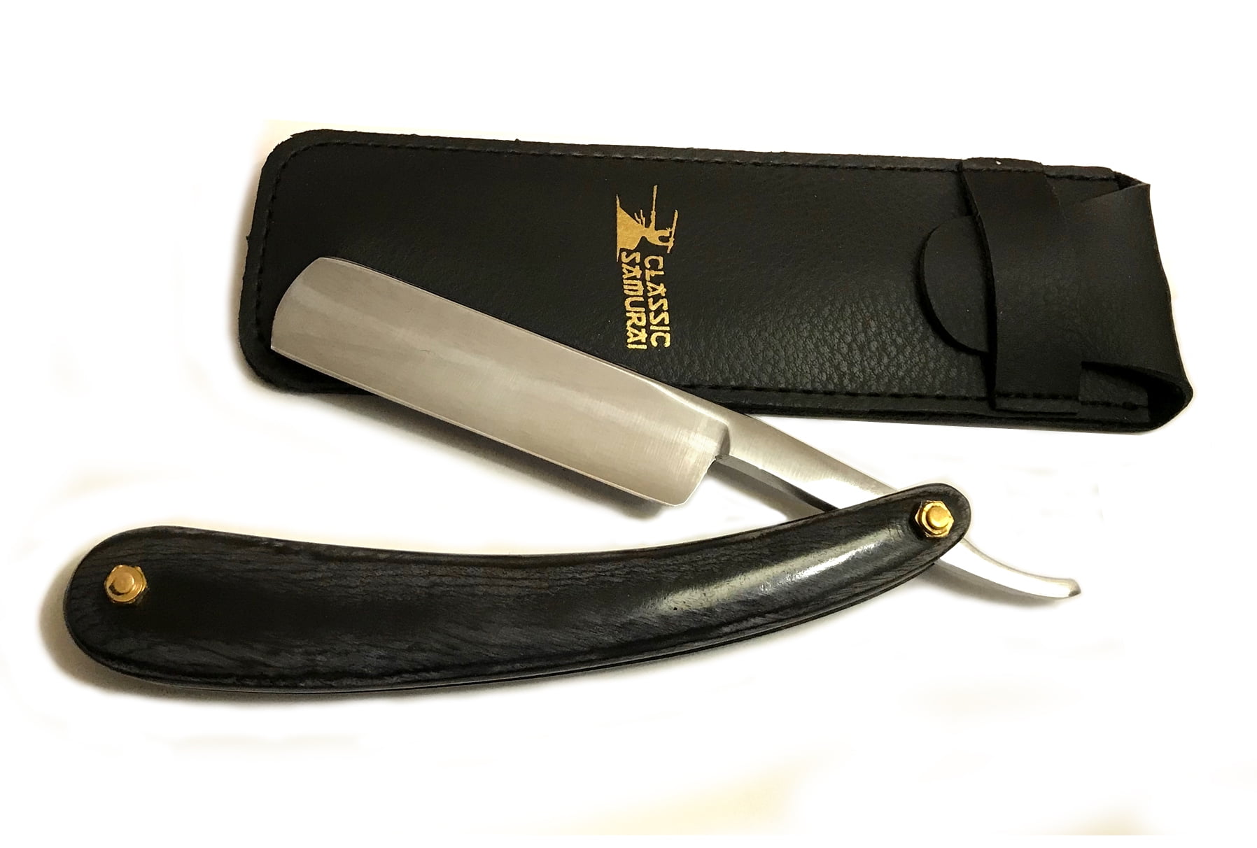 Classic Samurai Straight Edge Razor, Professional Stainless Steel