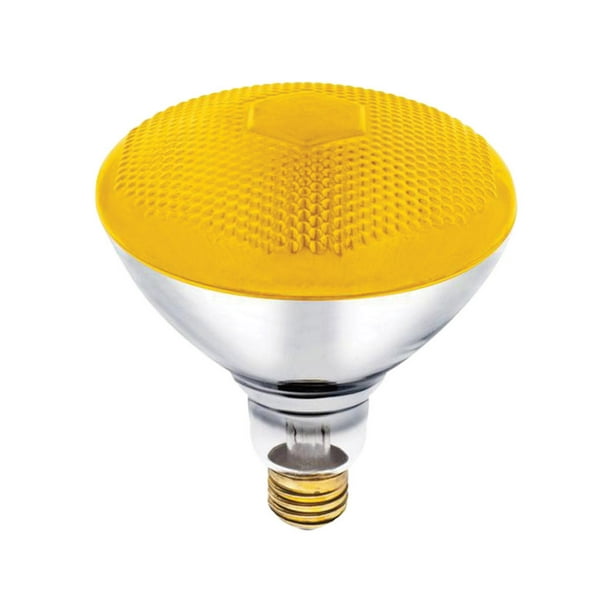 04409 Yellow Bug Flood Light Bulb, 100Watts Quantity 1