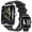 Black, variant on Rugged Slim Fitness Smartwatch, Long Standby Battery, Multi Health Tracking as Couple Easter Present