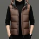 thumbnail image 3 of Chaqueta de plumón sin mangas, ropa de diseñador para hombre, chaquetas acolchadas ligeras de lujo, chaleco para hombre, abrigo de invierno con relleno de plumón de pato, 3 of 5