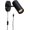 Black | Plug-In | 1 Pack, variant on isiln Plug-in LED Wll Spotlights, 12W 3000K Wrm White, 2 Pck, White