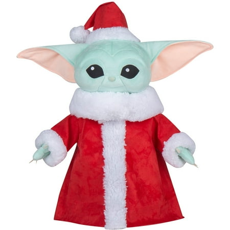 Mandalorian Grogu Child Christmas Holiday Plush Door Porch Greeter Decoration Decor 20 in tall