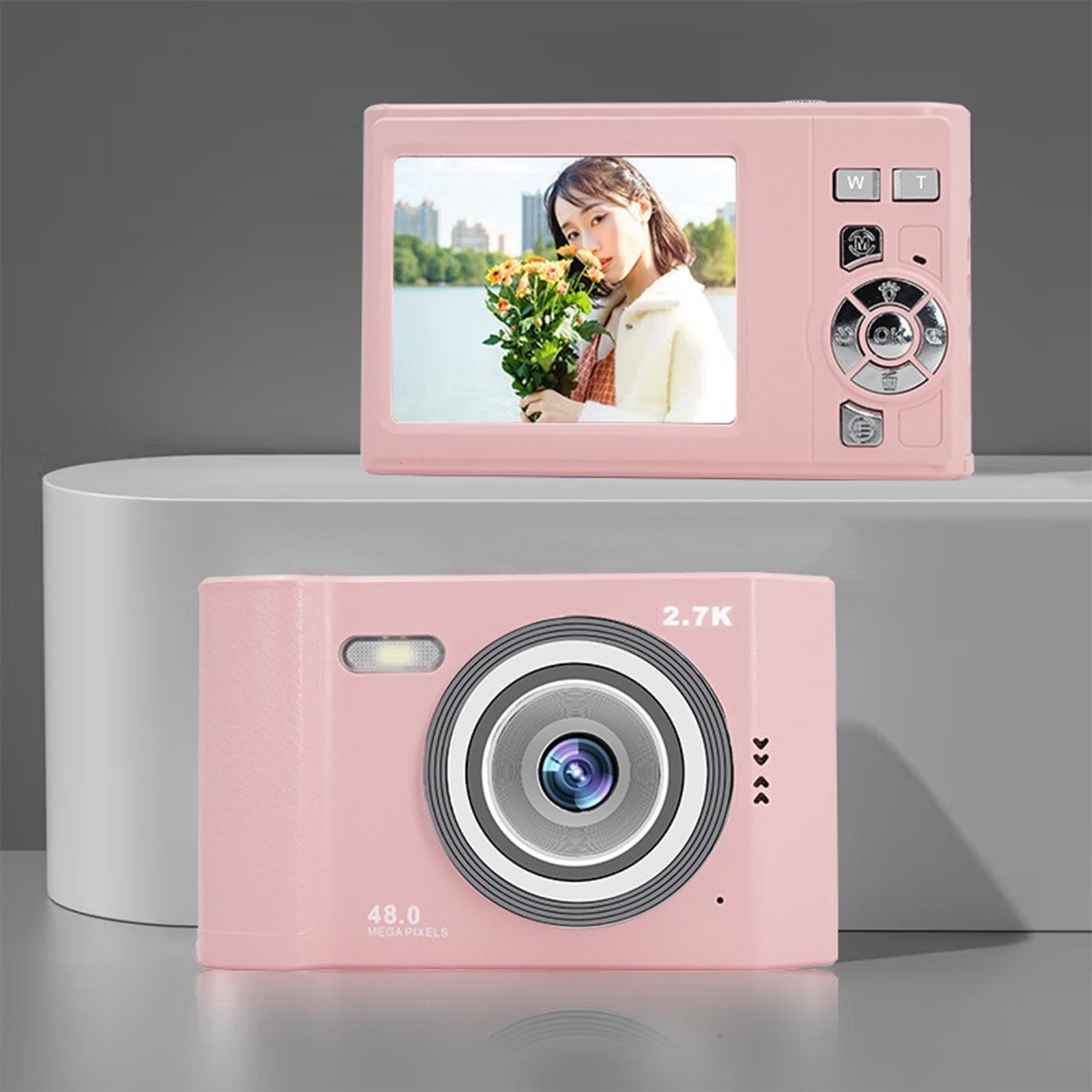 EGYMEN 720p HD Digital Camera with 8x Digital Zoom, 27 Megapixel CCD, Compact for Students, Built-In Filter Effects.