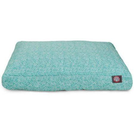 Majestic Pet® Tribal Rectangle Dog Bed - Teal - L