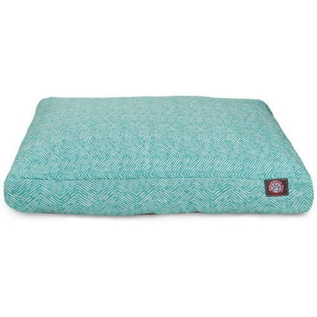 Majestic Pet® Tribal Rectangle Dog Bed - Teal - L