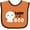 Orange and Black, variant on Inktastic Daddy is My Boo with Cute Ghost Boys or Girls Baby Bib