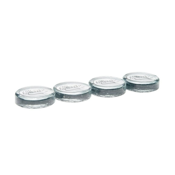 Pickle Pebbles, ouverture régulière, paquet de 4 Poids de fermentation en verre.