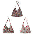 thumbnail image 1 of Bolso Mano Lona Floral Compras Hombro para Mujer ( ) Rojo Azul, 1 of 9