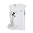 thumbnail image 4 of HomeGardon Summmer Tank Tops Women Plus Size Tops,Women's Summer Sleeveless Top Regular Round Neck Printed Sleeveless Tank Top,S-XXL, 4 of 5