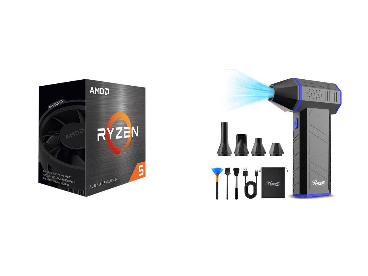 AMD, Ryzen 5 8600G, 6-Core 4.3 GHz Socket AM5 Processor, Radeon