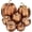 Bronze, variant on Jollyzo 7 Pcs Assorted Sizes Harvest Cream Artificial Pumpkins Faux Cream Pumpkins Foam Decorative Pumpkins for Fall Farmhouse Autumn Wedding Halloween Thanksgiving Rustic Harvest Table Centerpiece