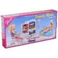 thumbnail image 1 of Gloria Muebles Para Casa De Muñecas Sala Familiar Tv Sofá Otomano, 1 of 1