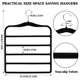 thumbnail image 5 of Organizadores de armario SHUKEEKA, paquete de 3 perchas de terciopelo para pantalones, 5 of 7