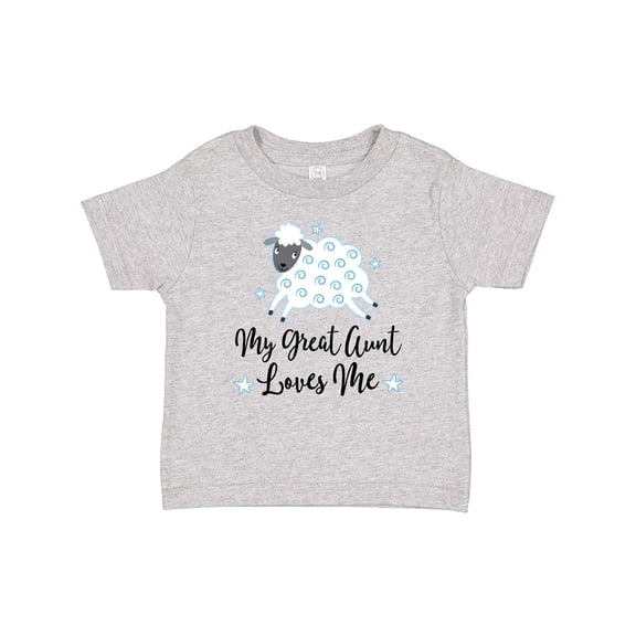 Inktastic My Great Aunt Loves Me Lamb Boys or Girls Baby T-Shirt