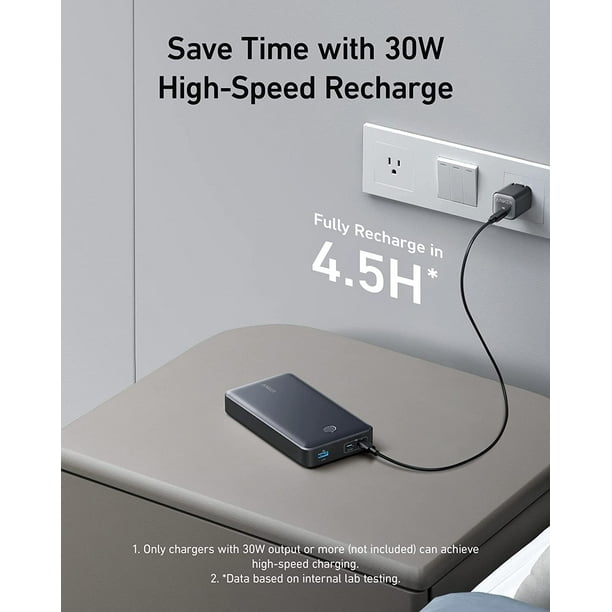 Anker PowerCore 24K Portable Charger, 24,000mAh 65W Bank for