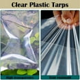 thumbnail image 5 of Clear Tarps for Garden and Camping Made of for Waterproof Outdoor Protection, 5 of 8