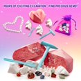 thumbnail image 3 of Kit de excavación de gemas de unicornio GirlZone con slime y pulsera, 3 of 7