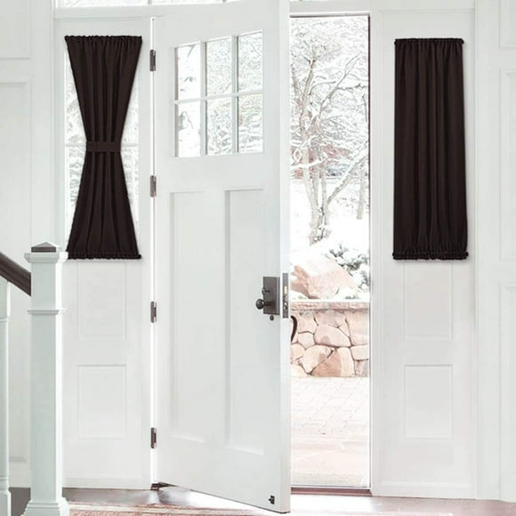1 Panel Front Door Curtain Window Drapes Blackout Door Panel for Sidelights Privacy Protect Window French Door Panel Curtain