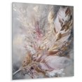 thumbnail image 2 of Designart "Boho Majesty Pink Feather I" Glam Feather Metal Art Living Room, 2 of 5