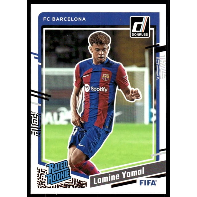 Tarjeta coleccionable Donruss Lamine Yamal Rookie 2023-24