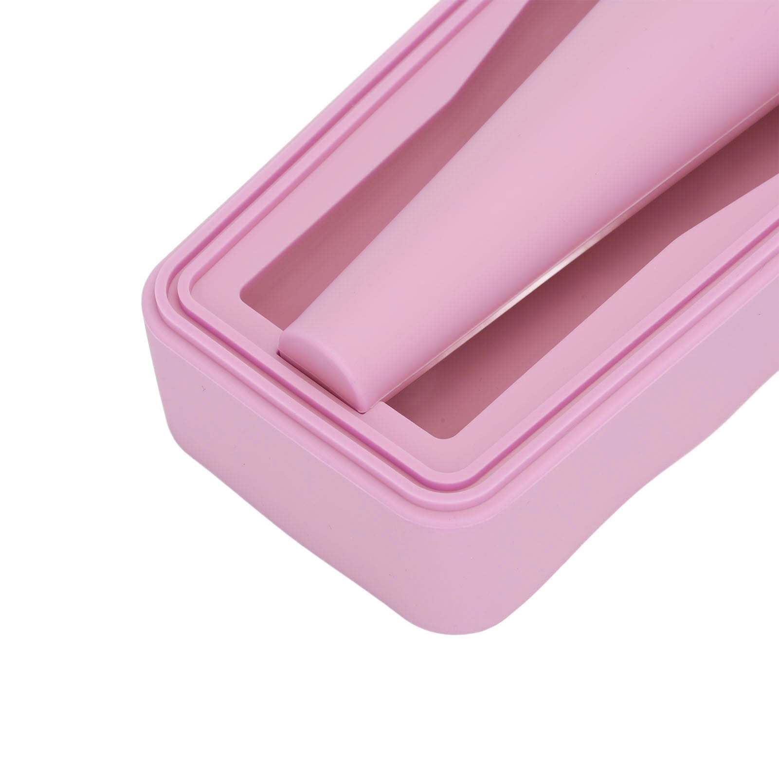 Rupoun Ice Cube Form Integrated Multifunctional Silicone Whiskey Cocktail Ice Maker Tray for Juice Coffee Cold Drink Freezer Molding 30 Oz to 40 Oz Tumbler Pink (11.02 inches / 28 cm)