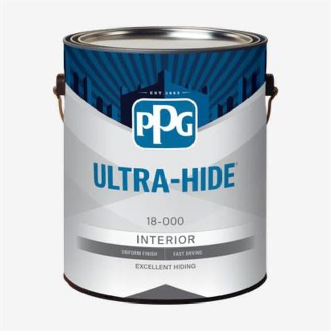 PPG 1851001 1 gal UltraHide Semi Gloss White Interior Latex Paint